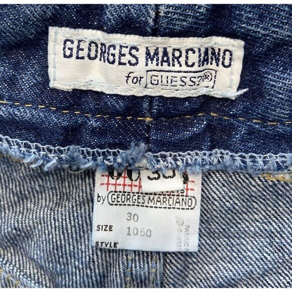 80s/90s Guess by Marciano TRUE VINTAGE Women's Blue Jeans - Picture 3 of 5